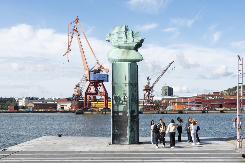 Delawaremonumentet vid Stenpiren i Göteborg