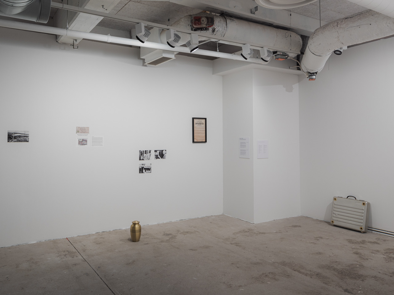 Art installation view